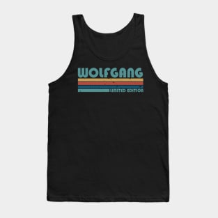 Proud Limited Edition Wolfgang Name Personalized Retro Styles Tank Top